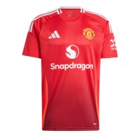 Camisa de time de futebol Manchester United Replicas 1º Equipamento 2024-25 Manga Curta